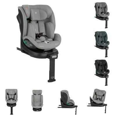 Kikkaboo Kindersitz i-Twist i-Size (40-150 cm) Gruppe 0 + /1/2/3 Stützbein Isofix