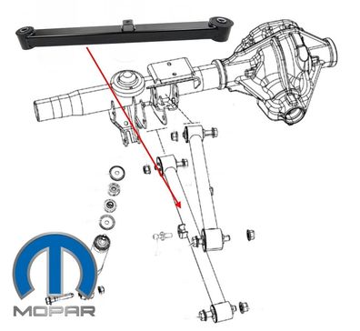 Längslenker hinten unten RAM 1500 Bj:2019+ (Gen.5) MOPAR