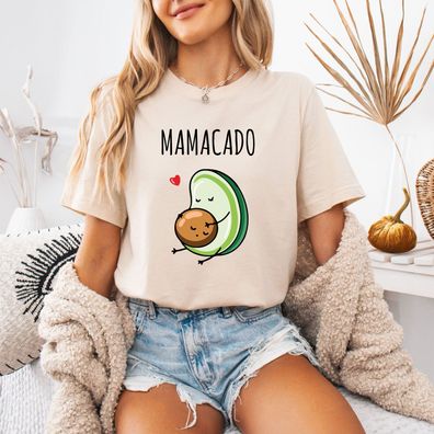 Mamacado T-Shirt | Schwangerschaftsverkündung Shirt | Geschenkidee Babyparty