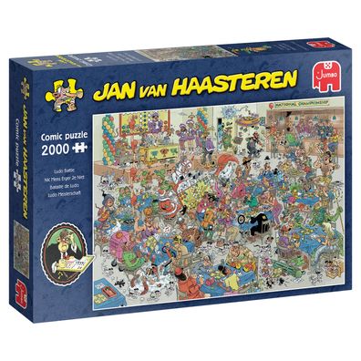 Jumbo Spiele 1110100523 Jan van Haasteren Ludo Meisterschaft 2000 Teile Puzzle