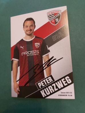 FC Ingolstadt , P. Kurzweg , Autogrammkarte , Fussball