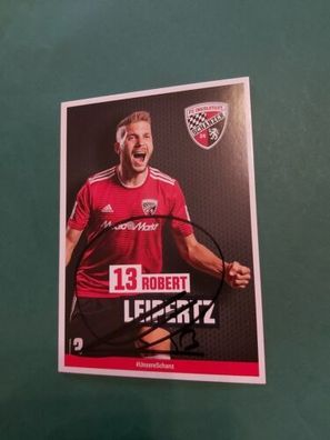 FC Ingolstadt , R. Leipertz , Autogrammkarte , Fussball