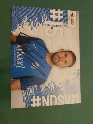 SV Meppen , M. Ballmert , Autogrammkarte, Fussball