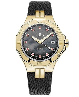 EDOX Delfin The Original Diver Lady 53020-37JC-NANRUD Frauenuhr Delfin The Original D