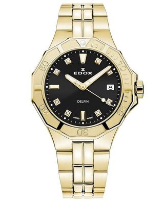 EDOX Delfin The Original Diver Lady 53020-37JM-NID Frauenuhr Delfin The Original Dive