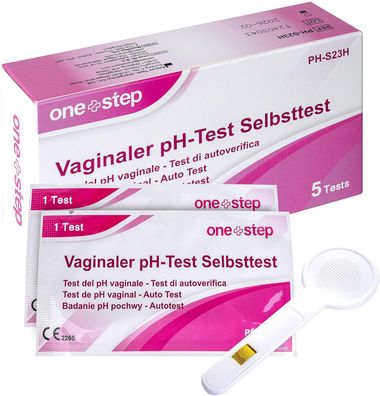 5 x One+Step vaginaler Gesundheitstest mit Referenzfarbkarte