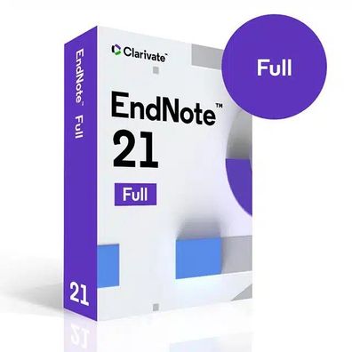 EndNote 21: Effiziente Literaturverwaltung für MacOS/Windows / Dauerlizenz