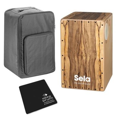 Sela Cajon SE-IC2 Iconic Limba mit Tasche und Sitzpad