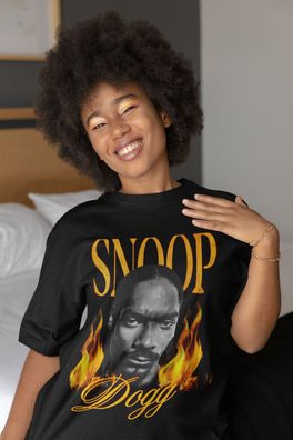 Snopp Dogg american Rapper 2pac eminem T- Shirt Damen Oversize Baumwolle S-XXXL