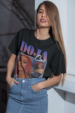 Doja cat cardi b american Rapper 2pac Damen Oversize T-Shirt Baumwolle S-XXXL