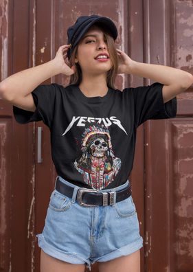 Kanye West Yeezus Vinyl god wants you US rapper damen T-shirt Baumwolle S-XXXL