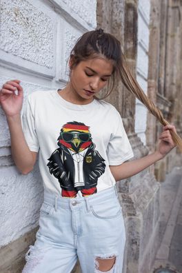 Make Germany adler cooler Deutschland Flagge afd Damen T-shirt Baumwolle S-XXXL