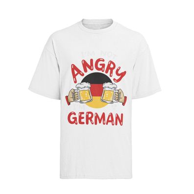 Angry Germany Great Again Deutschland DE afd Damen T-shirt Baumwolle S-XXXL