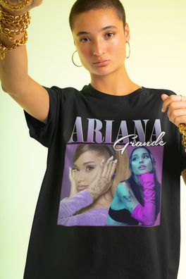 Ariana Grande American singer actress Musik Konzert Damen Shirt Baumwolle S-XXXL