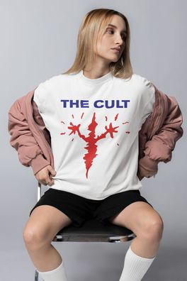 Retro THE CULT american Band konzert 80s 90s Damen T-Shirt Bio-Baumwolle S-XXXL