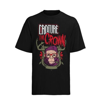 Retro Capture THE CROWN 70s 80s 90s Damen T-Shirt Bio-Baumwolle S-XXXL