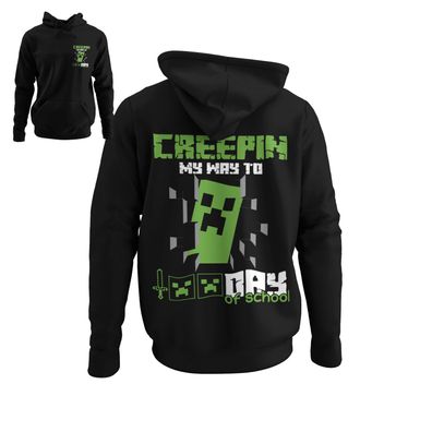 Creepin my way to minecraft funny mine craft App Bio Herren Hoodie S-XXXL
