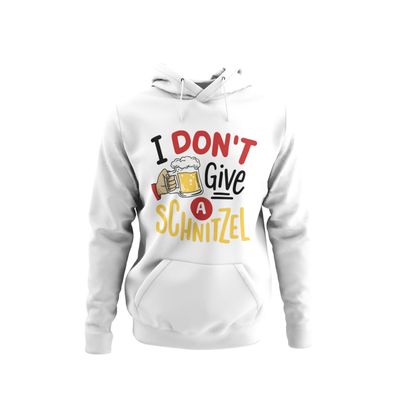 I dont give a Schnitzel Germany Deutschland Flagge afd Herren Hoodie