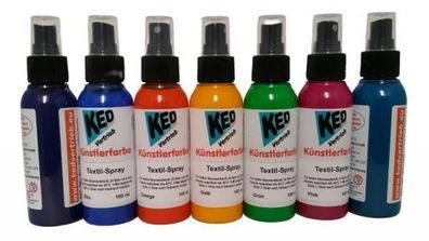 Textil Spray vom KED-Vertrieb, je 100ml