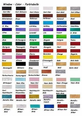 KED Window Color Farbe, 80 ml Flasche