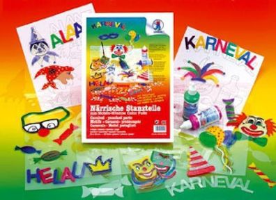 Närrische Stanzteile aus Mobile-Folie