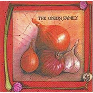 Motiv-Serviette Onion Family