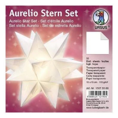 Aurelio Stern Set, 15 x 15 cm, starlight