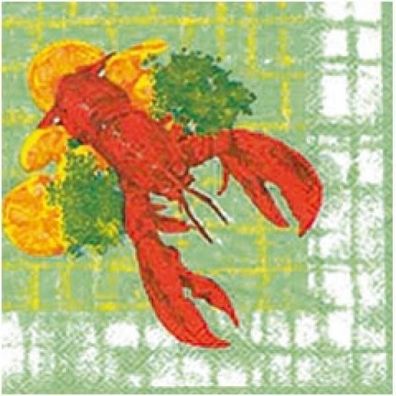 Motiv-Serviette Lobster