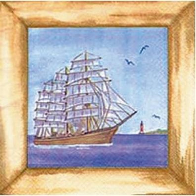 Motiv-Serviette Windjammer