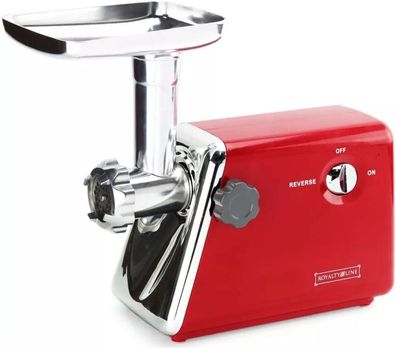 Royalty Line MG5 Power Fleischwolf 500W Wurst Fisch Meat Grinder Rückgang Rot