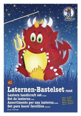 Ursus Laternen Bastelset, "Teufel", rund