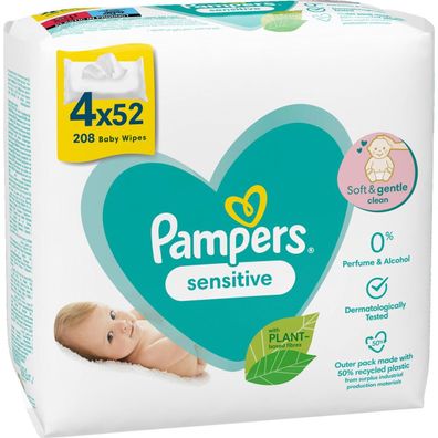 Pampers® 8001841062624 Pampers® Feuchttücher sensitive, 208 St