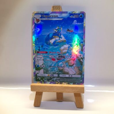 Aquana / Vaporeon Alt. Art in Holo - Pokemon Pocket Alternative Karte