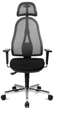 Topstar Bürodrehstuhl Profi Art schwarz Netzrückenlehne