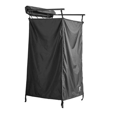 Duschzelt mit Regenhaube 100cm schwarz