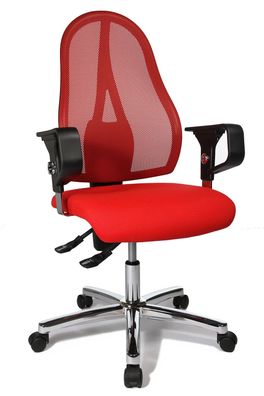 Topstar Bürodrehstuhl Drehstuhl Sitness Basic 300 rot