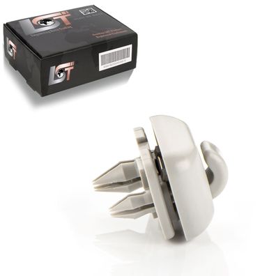 Sonnenblendenhalter Clips grau mit Abdeckung für Audi A1 A3 A5 Q2 Q5 Seat Exeo