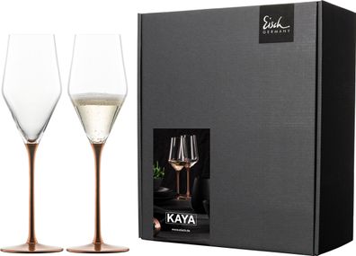 Eisch Vorteilset 2 Stück 2 Champagnergläser 518/7 Moussierp.i. GK Festivity KAYA
