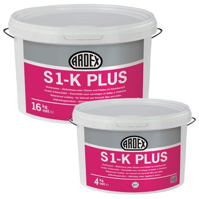 ARDEX S1-K PLUS Dichtmasse - Gebinde: 4 kg Eimer