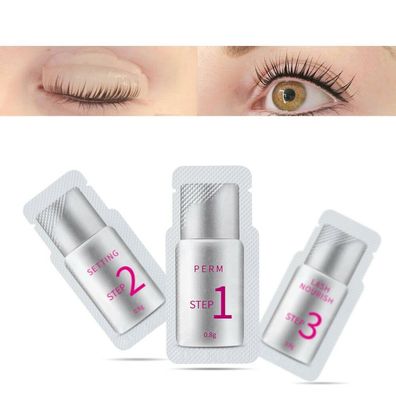 Wimpernlifting Dauerwelle Cleanser Perm Set Fixiermittel Lash Lift von Iconsign