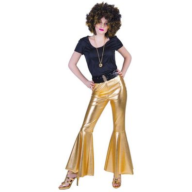 Schlaghose Pailletten gold Funny Fashion