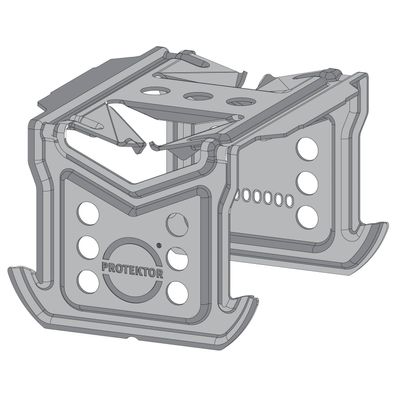 Protektorwerk Kreuzschnellverbinder 6102 100St für CD 60-27 - Inhalt: