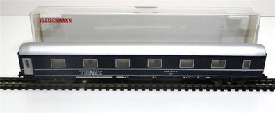 Spur N Fleischmann 8117 TEN Schlafwagen blau SBB CFF Licht OVP (815K)