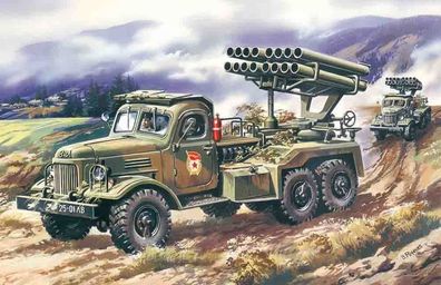 ICM 1:72 72581 Russischer Raketenwerfer BM-14-16