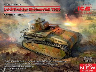 ICM 1:35 35330 Leichttraktor Rheinmetall 1930, ermanTan