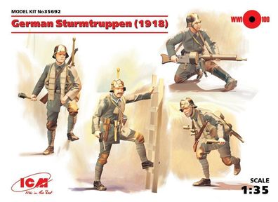 ICM 1:35 35692 German Sturmtruppen 1918