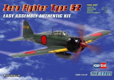 Hobby Boss 1:72 80241 Japan Zero Fighter Type 52