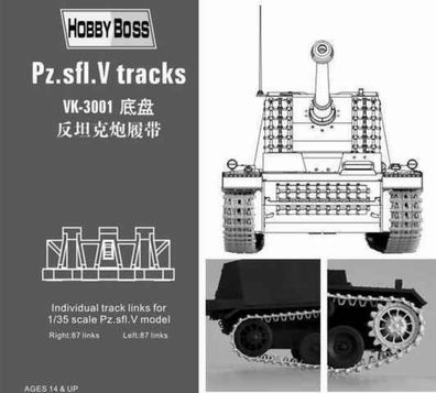 Hobby Boss 1:35 81001 Pz. Sfl.V ''Sturer Emil'' tracks