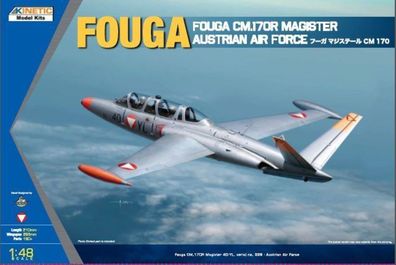 Kinetic 1:48 K48059 Fouga Magister CM 170 Austria