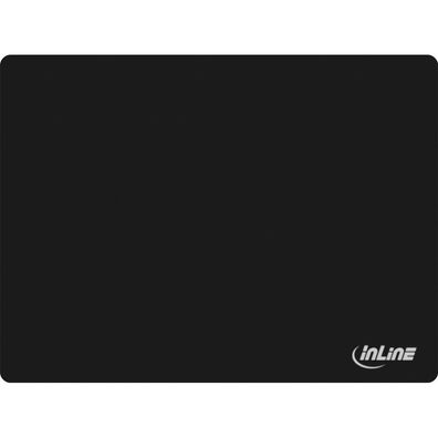 InLine® 55474 Maus-Pad, Soft Gaming Pad, 350x260x3mm, schwarz